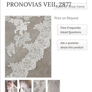 Pronovias wedding veil